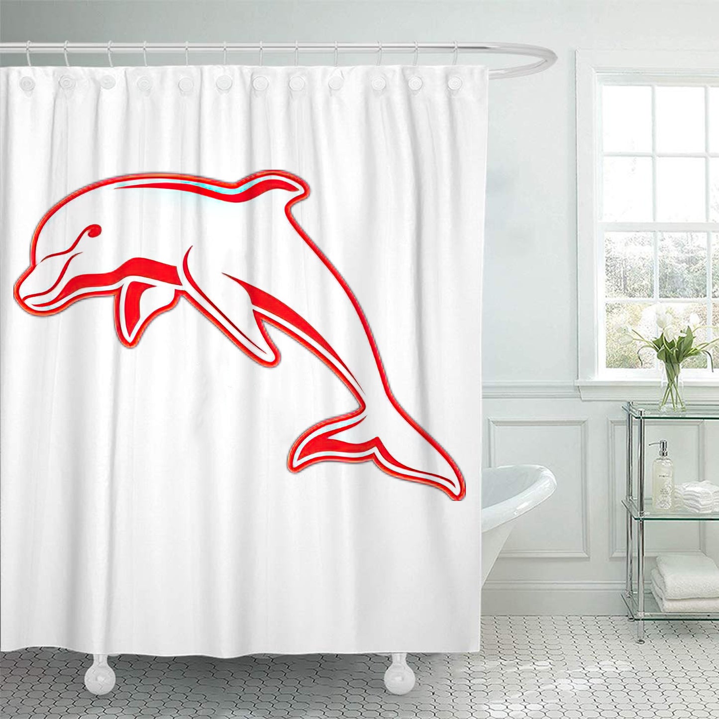 Dolphins Shower Curtain