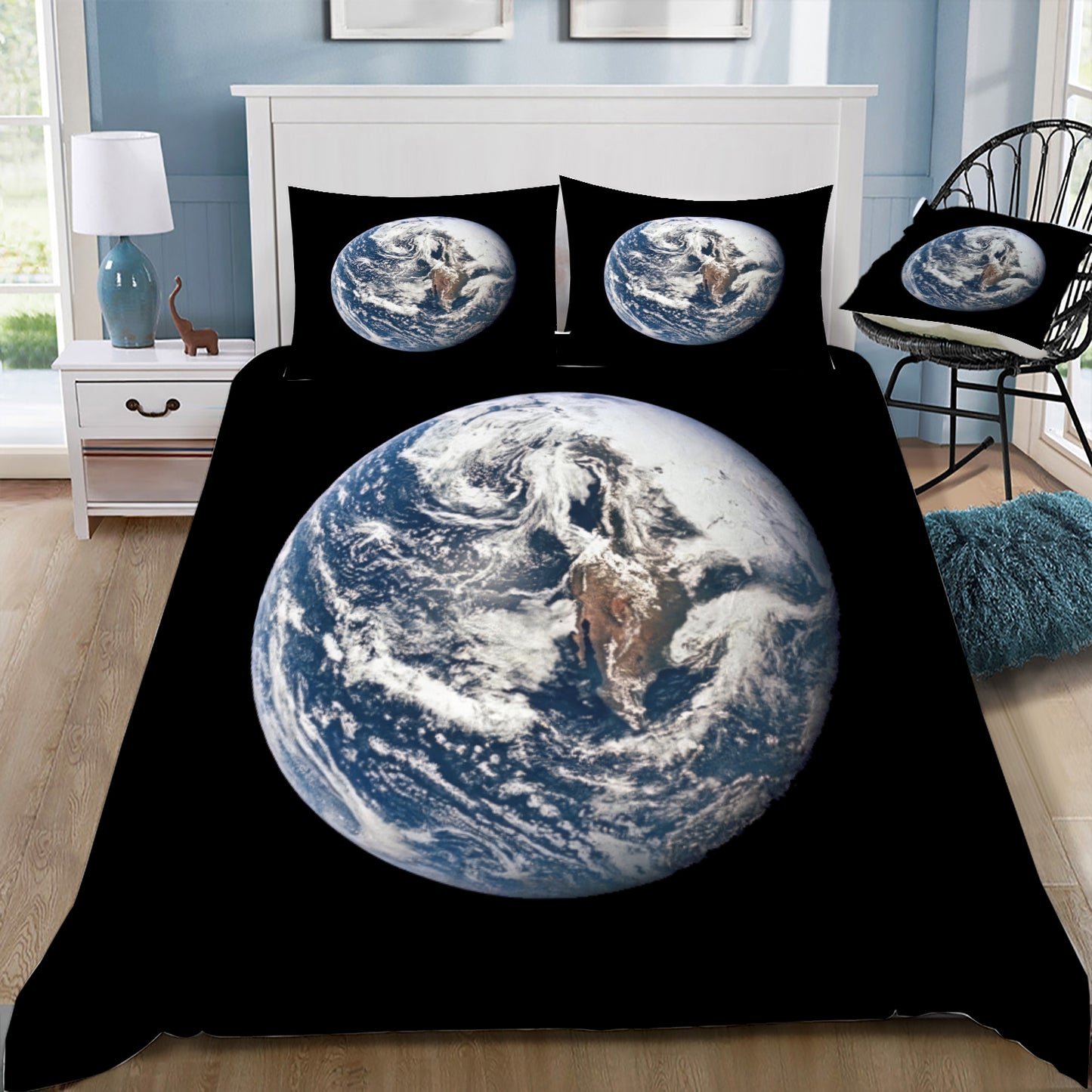 Earth From Space Doona / Duvet Cover and 2 Pillow Slips