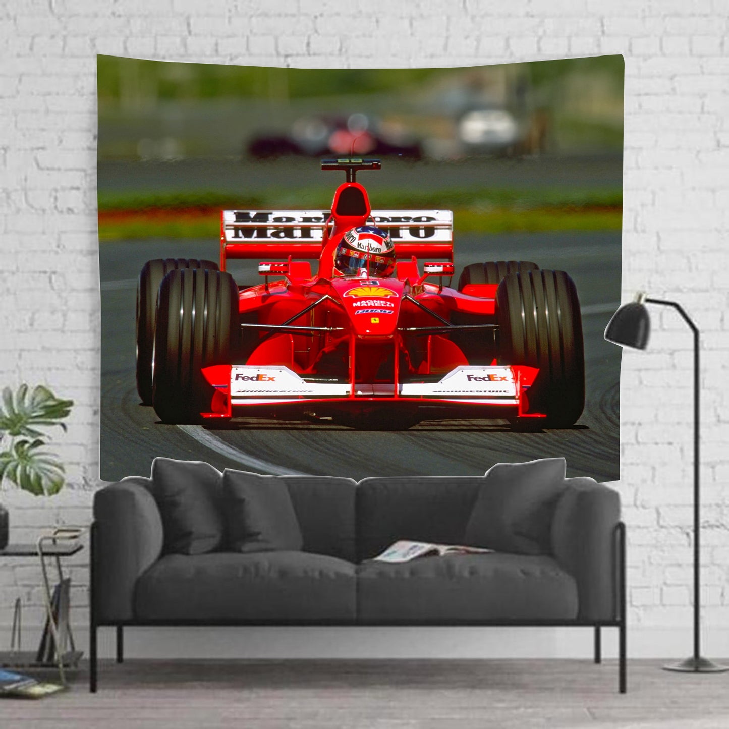 Ferrari Formula 1 Racing Tapestry