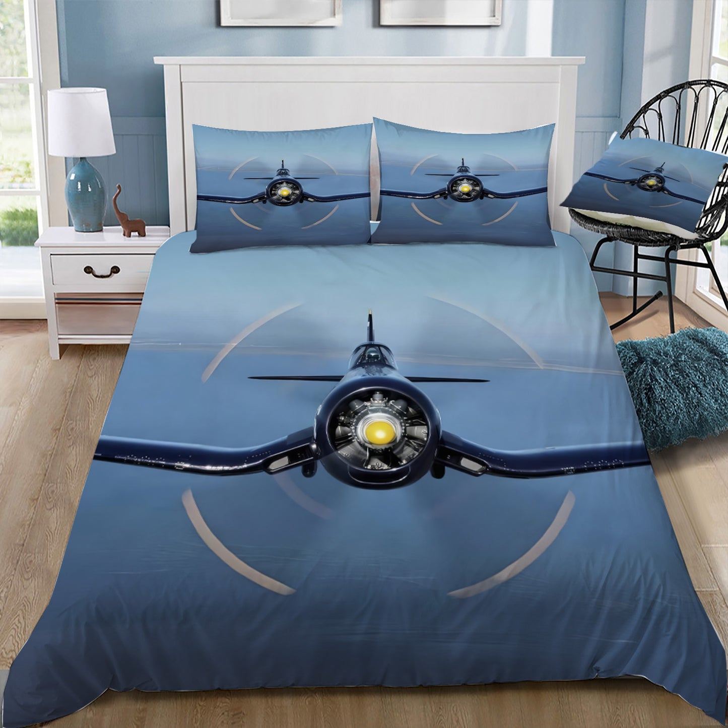 F4-U Corsair up Close Doona / Duvet Cover and 2 Pillow Slips