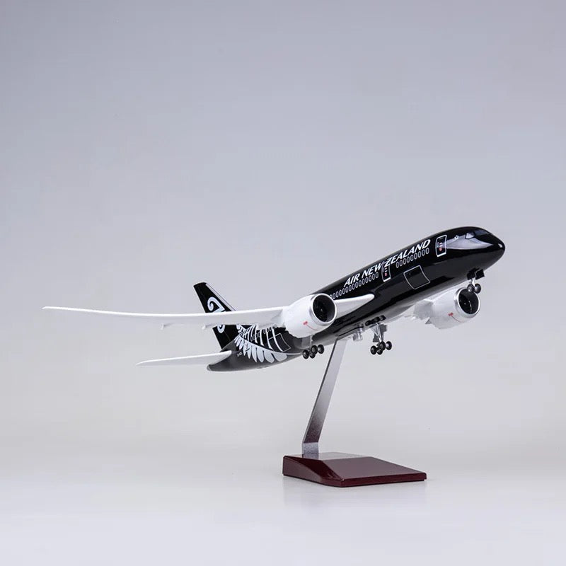 Air New Zealand 787-9 All Black Livery 47cm 1/160 LED & Non LED Model Plane