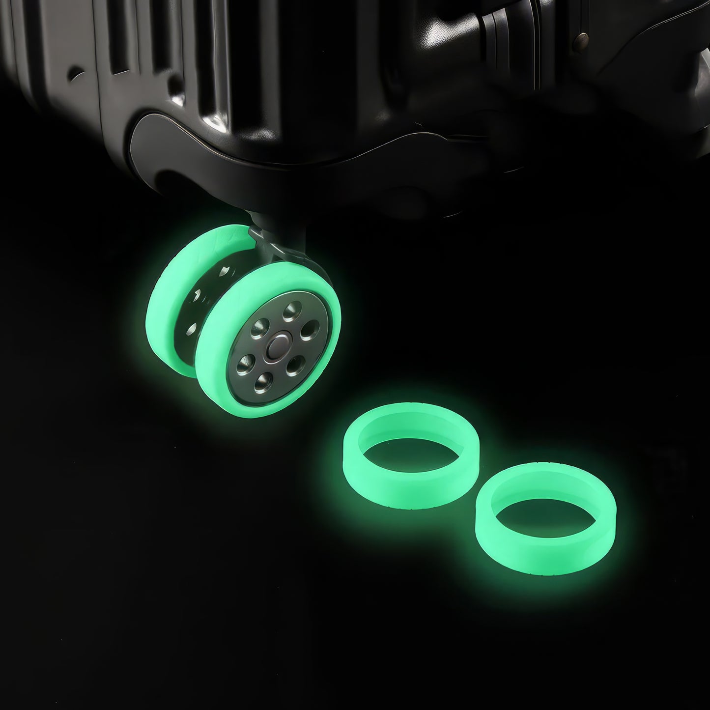 4/8 Pieces Set Silicone Luggage Protector Wheel Covers