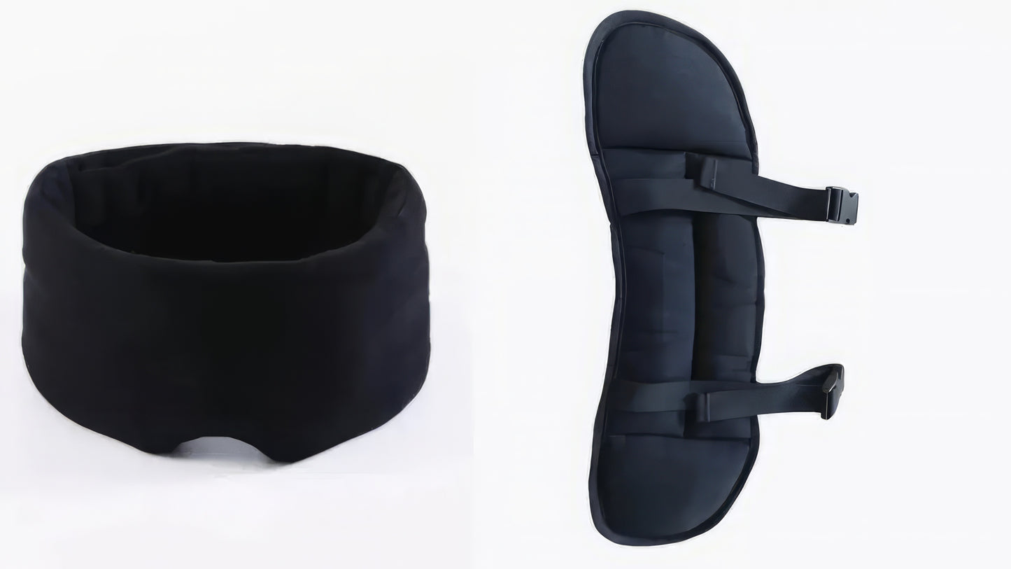 Travel Sleepmask Pillow for Planes, Trains & Cars for a Comfortable Rest