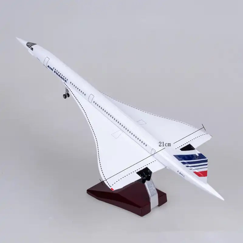 Air France Concorde 47cm 1/160 LED & Non LED Model Plane