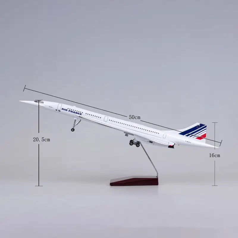 Air France Concorde 47cm 1/160 LED & Non LED Model Plane