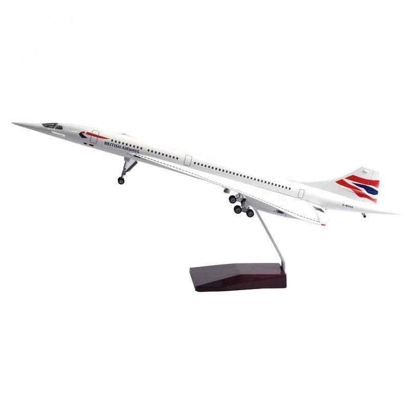 British airways Concorde 47cm 1/160 LED & Non LED Model Plane