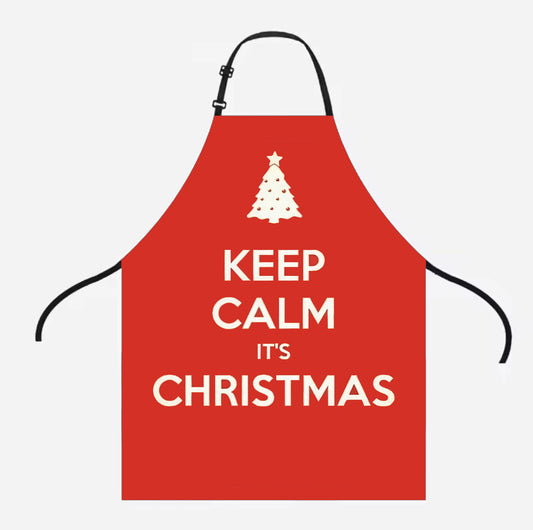Keep Calm It`s Christmas Bbq & Kitchen Apron