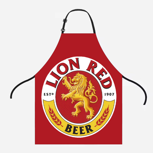 Lion Red Beer Bbq & Kitchen Apron