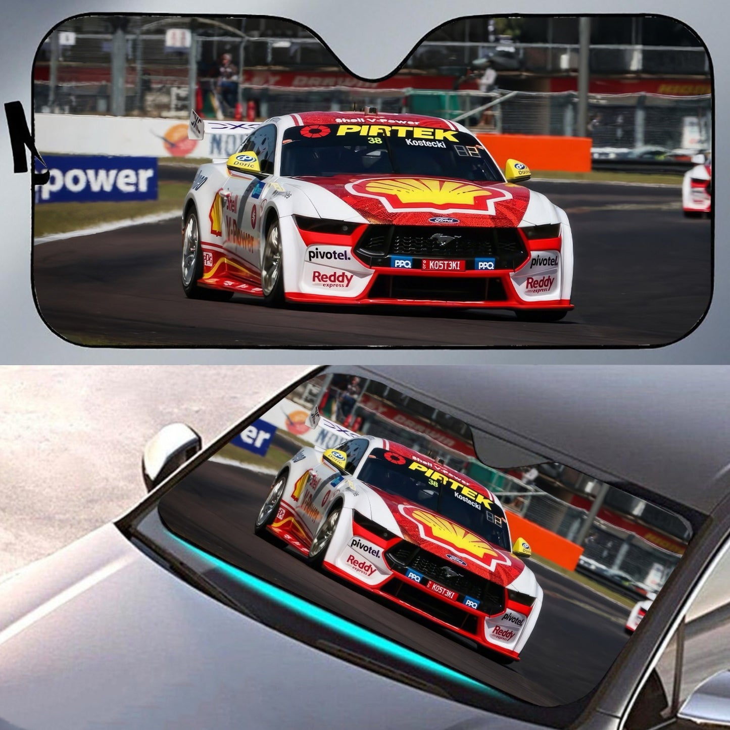 Brodie Kostecki Supercars Windscreen Sunshade For Cars & Trucks