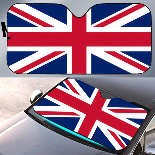 UK United Kingdom Flag Sunshade For Cars & Trucks