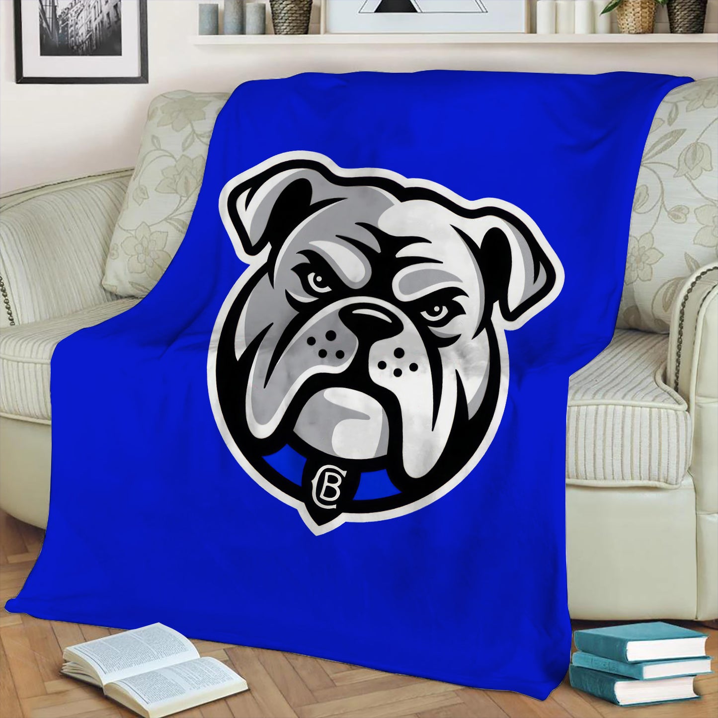 NEW LOGO Canterbury Bulldogs Fleece Throw Blanket