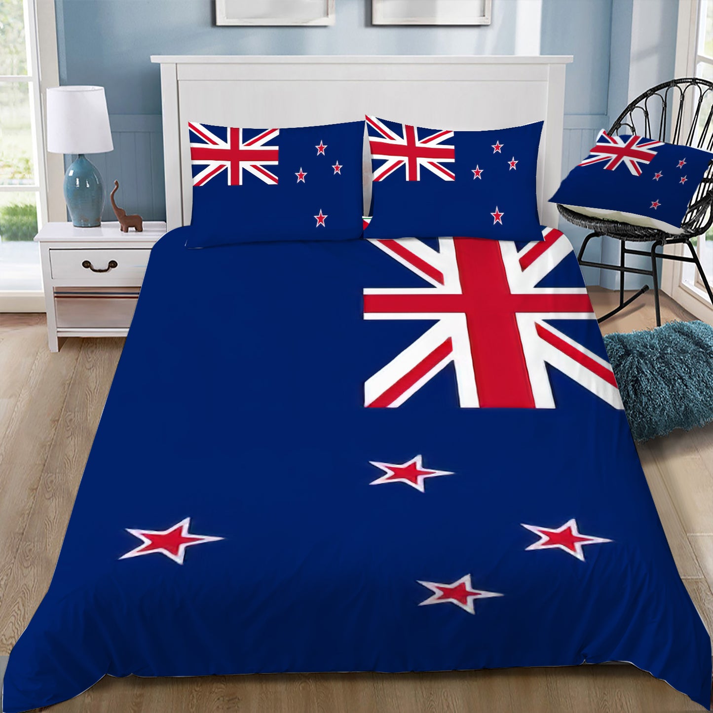 New Zealand Flag Doona / Duvet Cover and 2 Pillow Slips