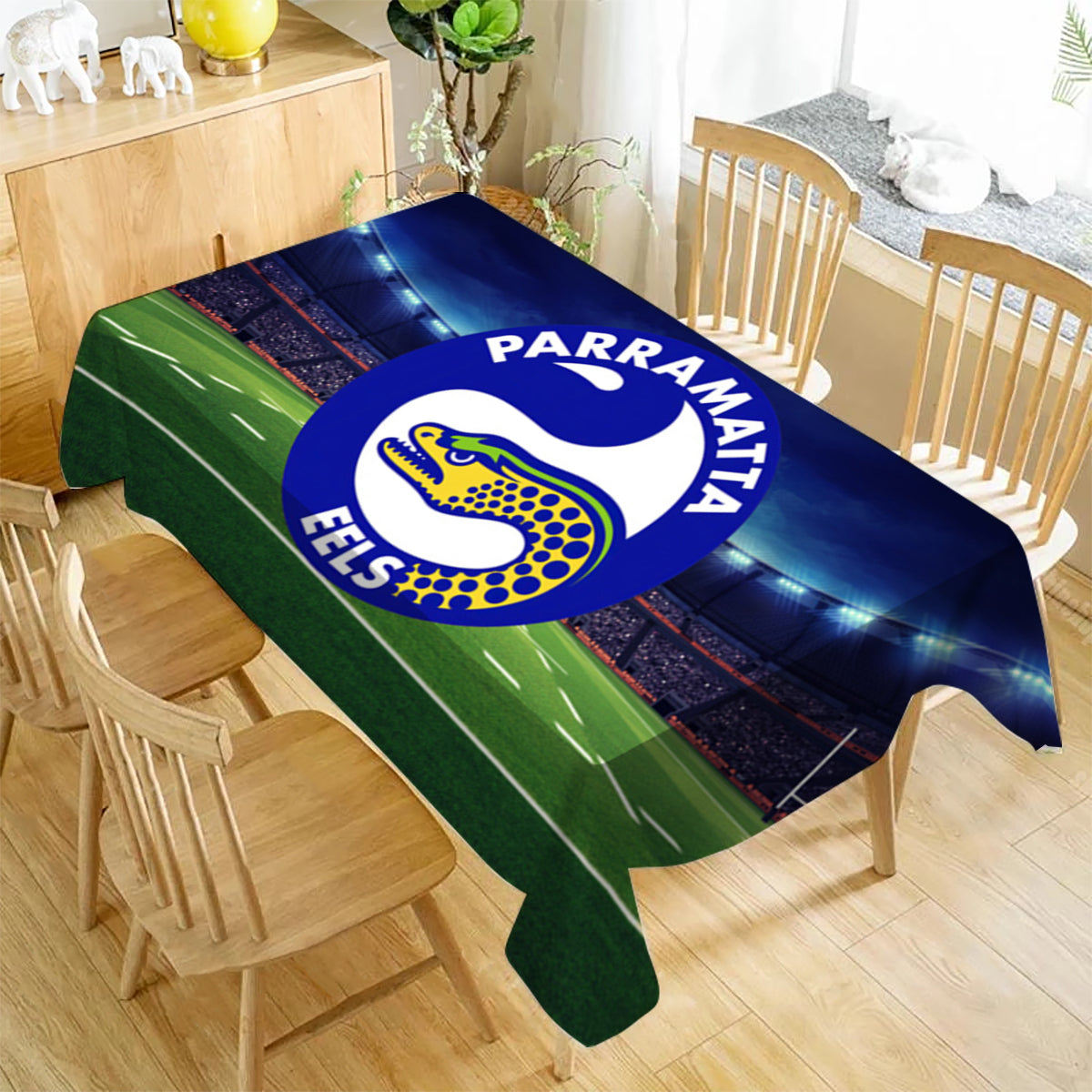 Parramatta Eels Rectangle Table Cloth Waterproof