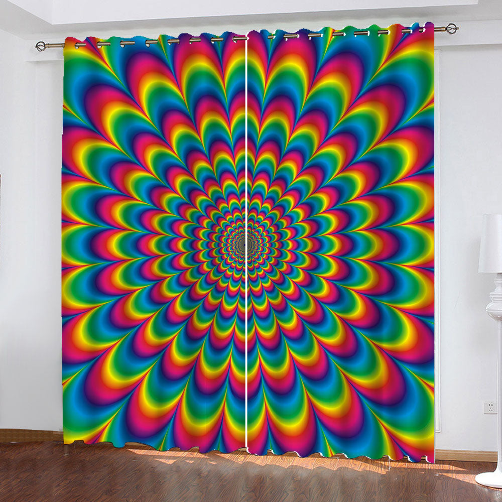 Psychodelic Window Curtains