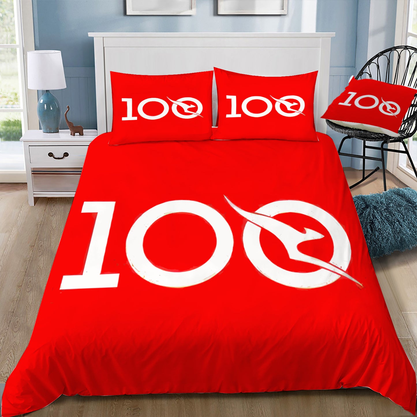 Qantas 100 Years Doona / Duvet Cover and 2 Pillow Slips