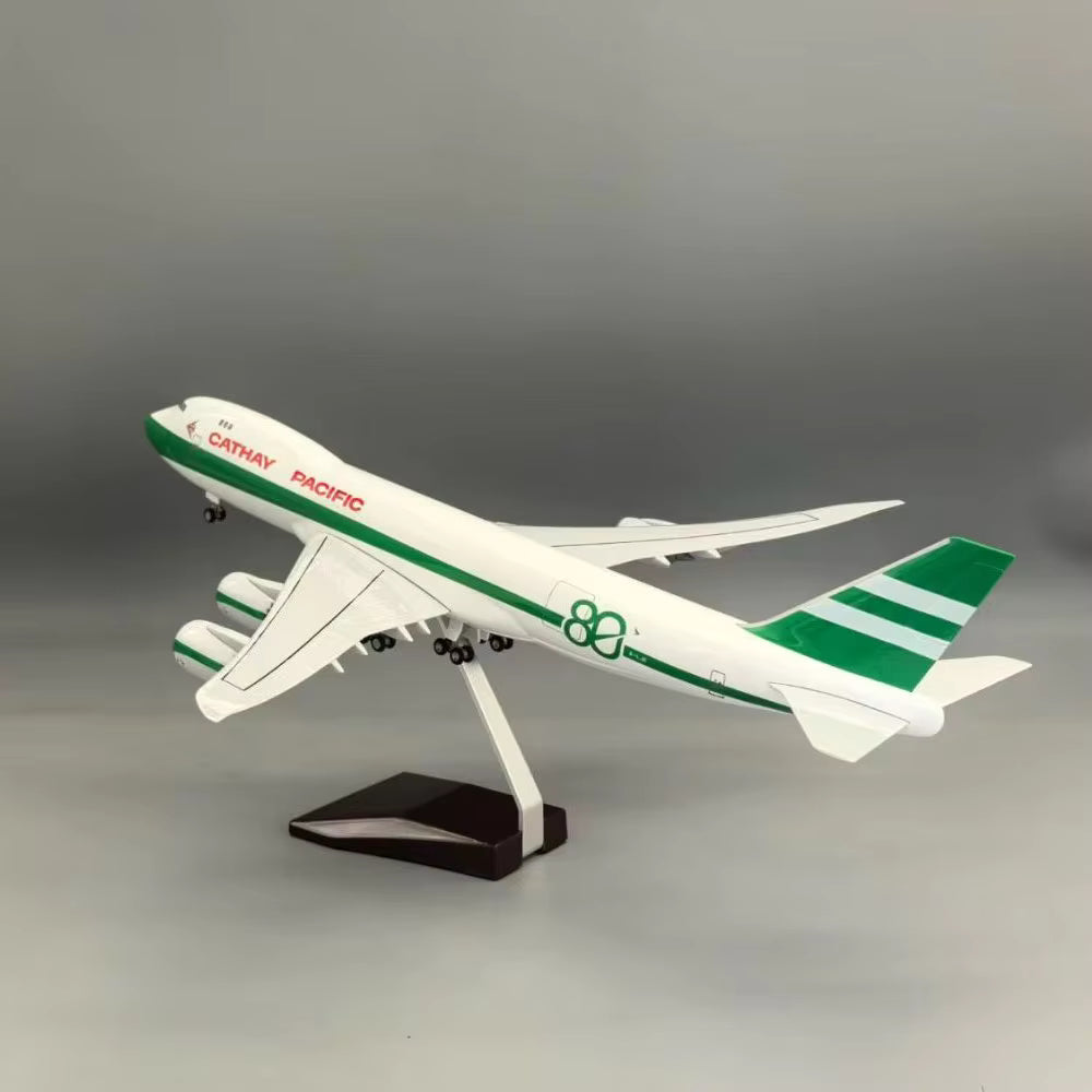 Cathay Pacific Boeing Freighter 747-8 80 Years Livery 47cm 1/160 Model Plane