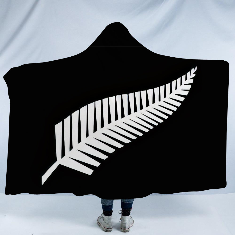New Zealand Fern Hooded Blanket
