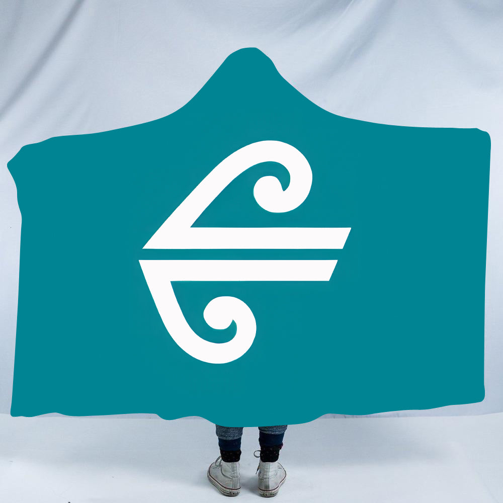 Air New Zealand Retro Koru Hooded Blanket