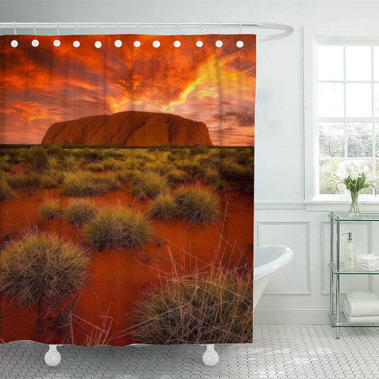 Uluru Ayers Rock Shower Curtain