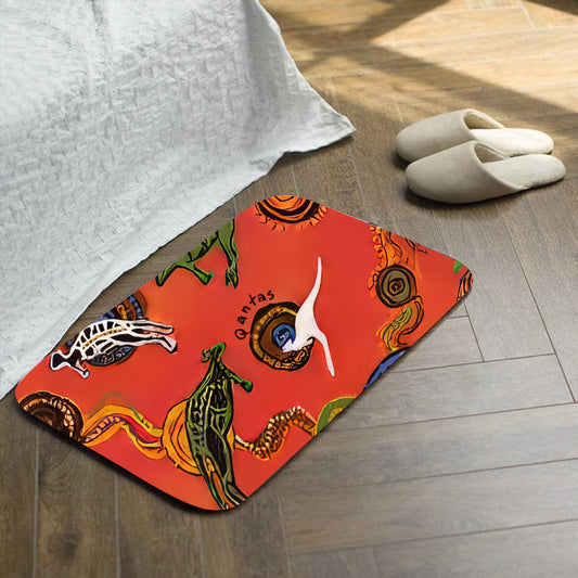 Aboriginal Wunala Dreaming Shower / Bath Mat