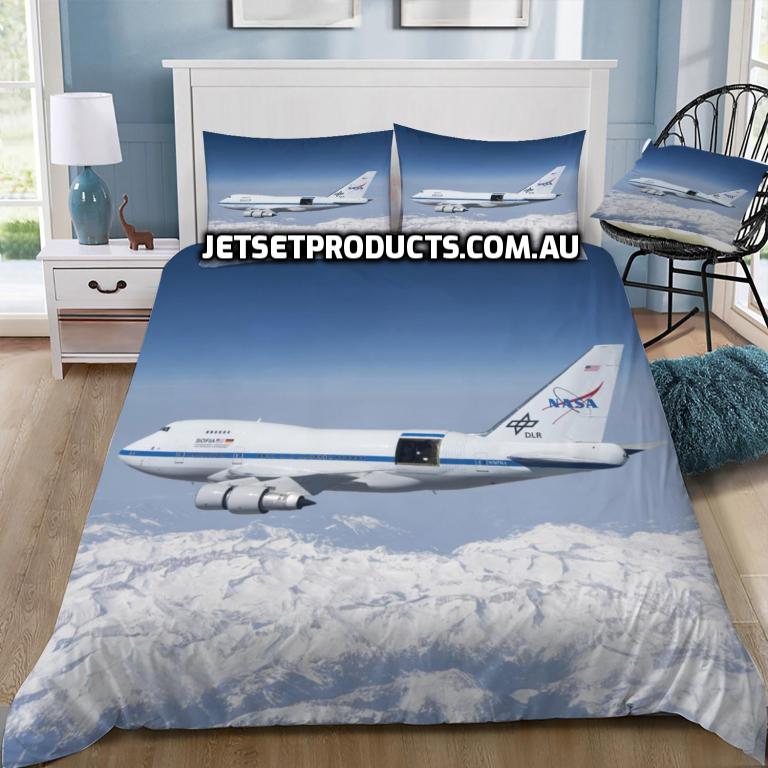 Sofia NASA`s 747 SP Doona / Duvet Cover and 2 Pillow Slips