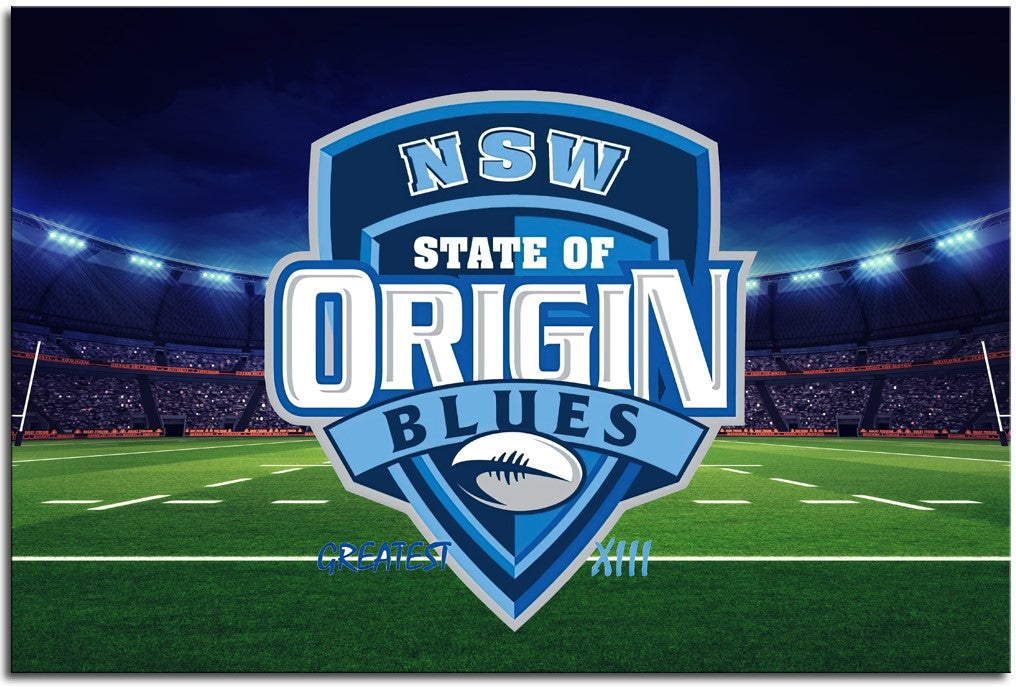 NSW Blues State of Origin Rugby League Flag