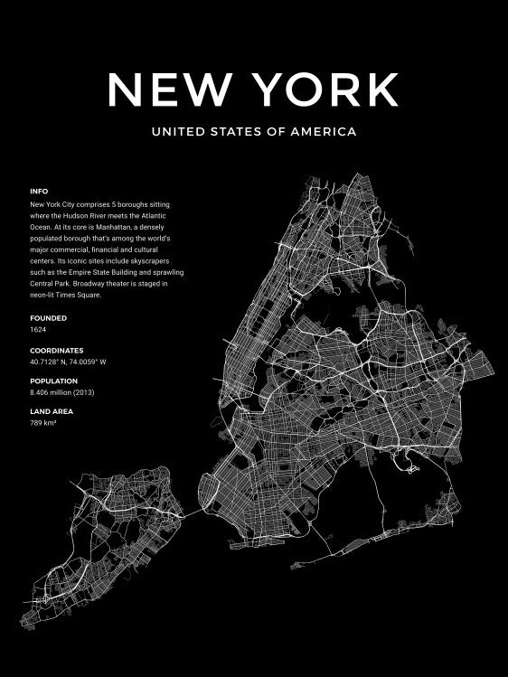 New York Greater Map