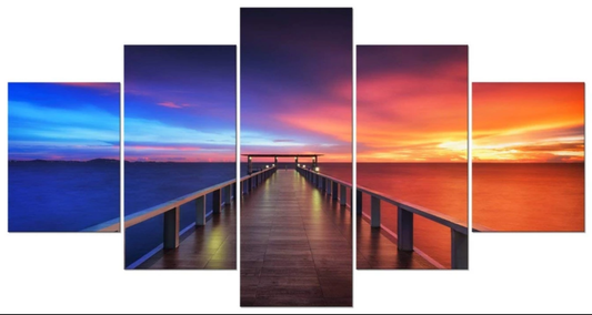 Amazing Colours from a Pier