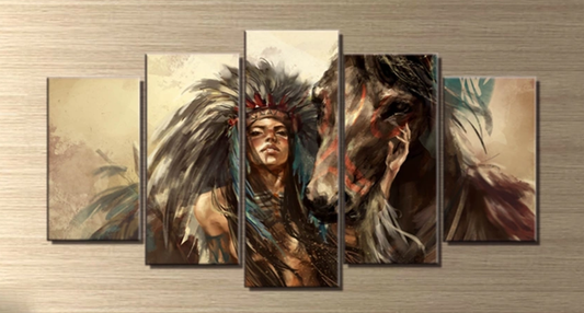 American Indian and his Horse