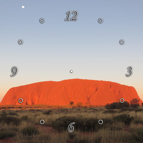 Uluru (Ayers Rock) at Sunset 1JP001