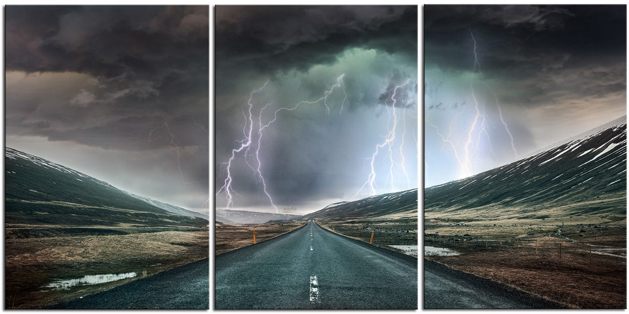 Lightning Storm In Valley 1JP022