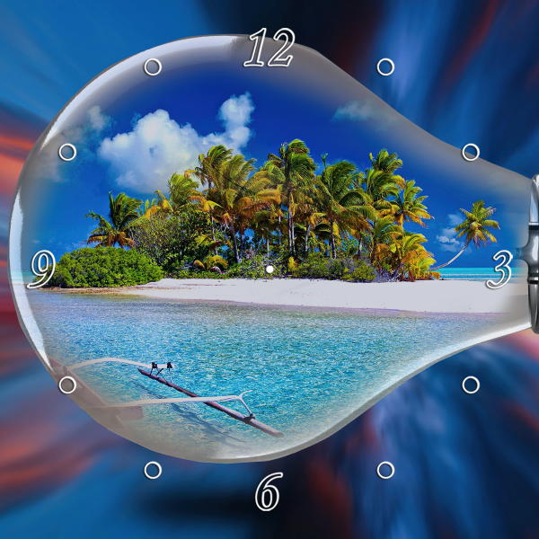 Paradise in a Light Globe