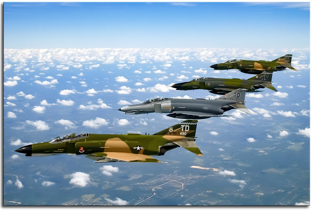 F-4 Phantoms in Flight 1JPD152