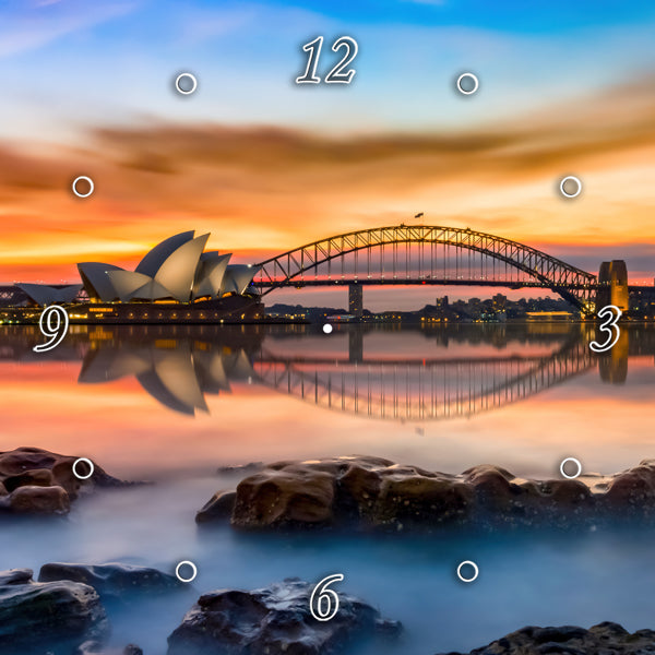 Sydney Opera House and Harbour Bridge at Sunset 1JPD180