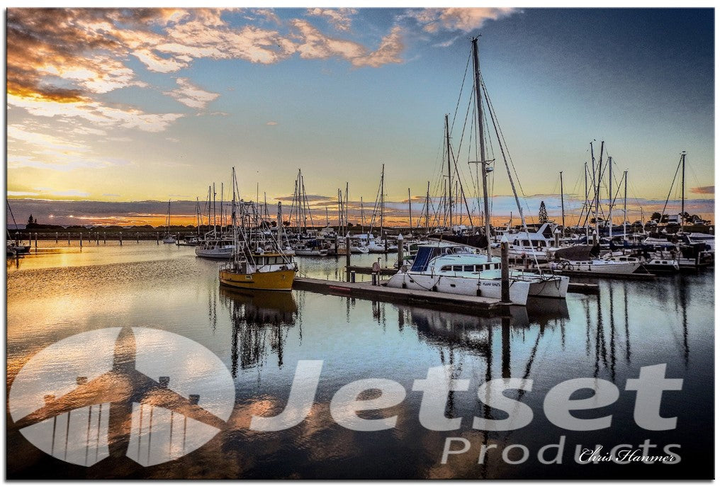 Sunset Scarborough Harbour QLD 1PCH001