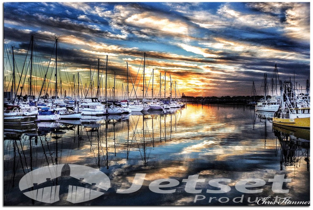 Spectacular Sunset Scarborough Harbour 1PCH003