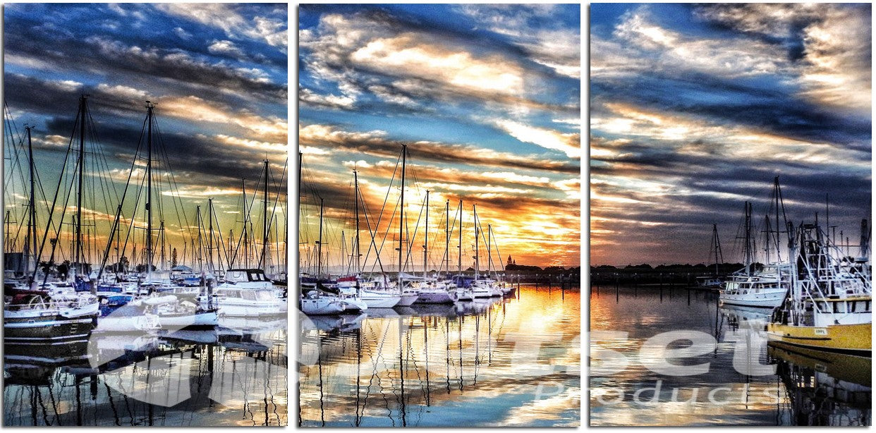 Spectacular Sunset Scarborough Harbour 1PCH003