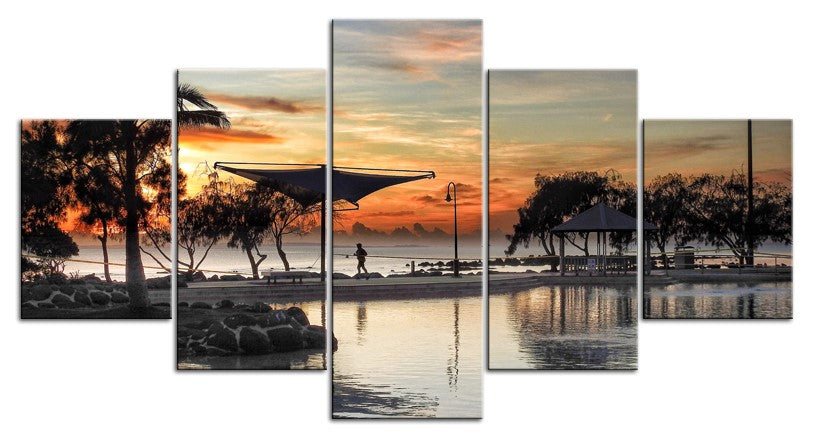Redcliffe Lagoon at Sunrise 1PCH007