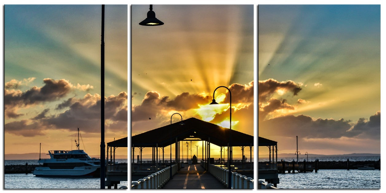 Redcliffe Jetty Stunning Sunrise Qld 1PCH015