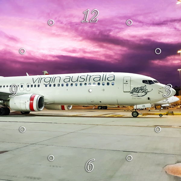 Virgin 737 at Sunset 1PDK008