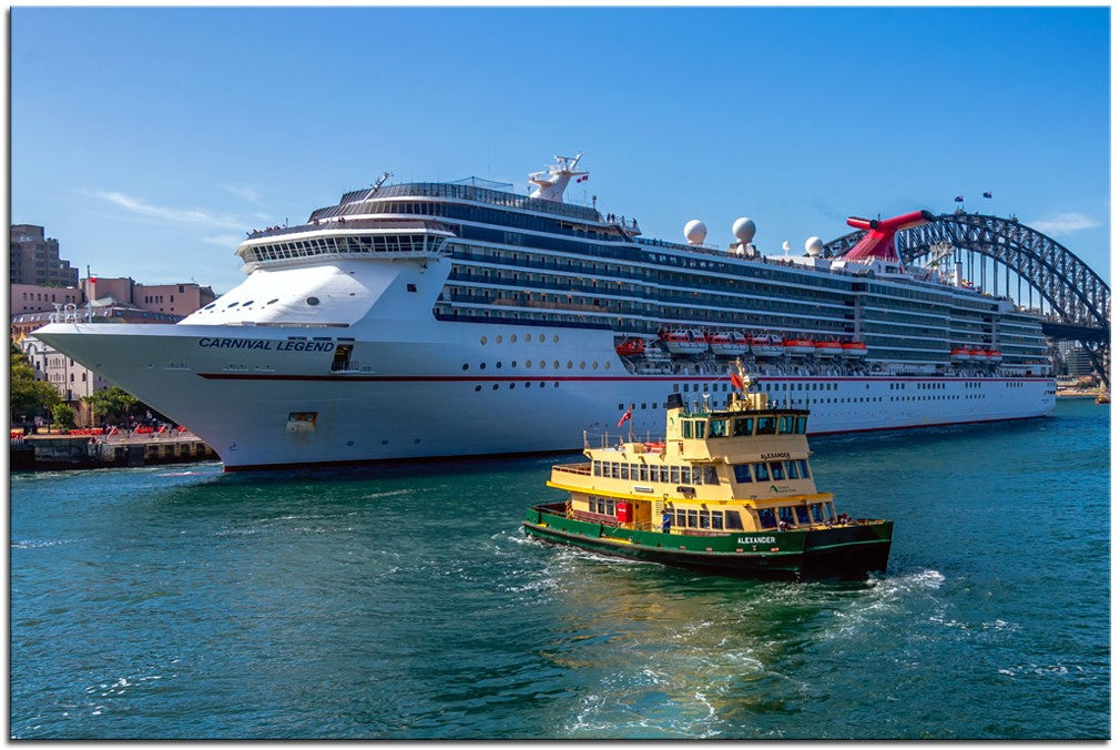 Carnival Legend Cruise Ship In Sydney Harbour 1PHM002