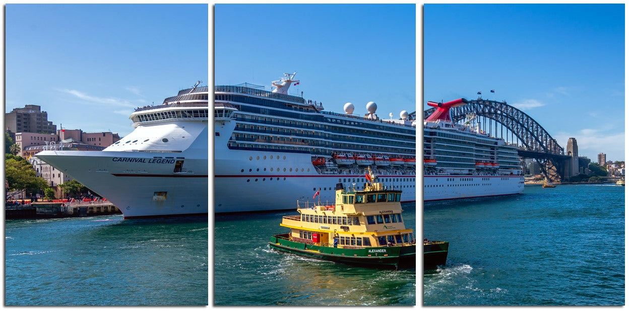 Carnival Legend Cruise Ship In Sydney Harbour 1PHM002