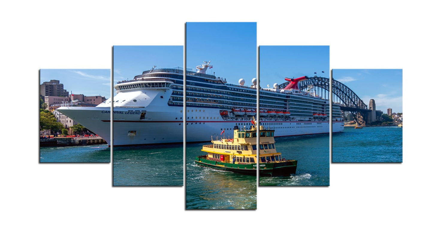 Carnival Legend Cruise Ship In Sydney Harbour 1PHM002