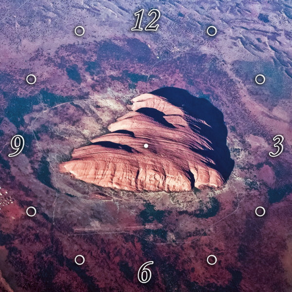 Uluru (Ayers Rock) from 30,000 Feet 1PHM024
