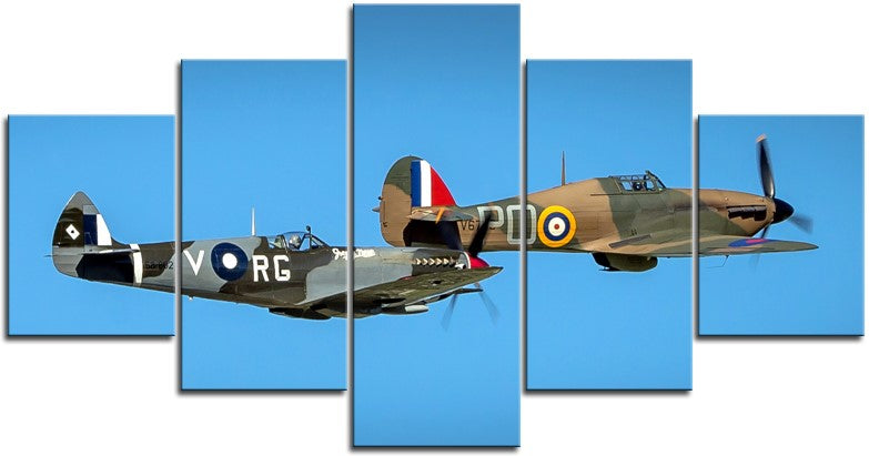 Hurricane & Spitfire in Flight 1PHM050