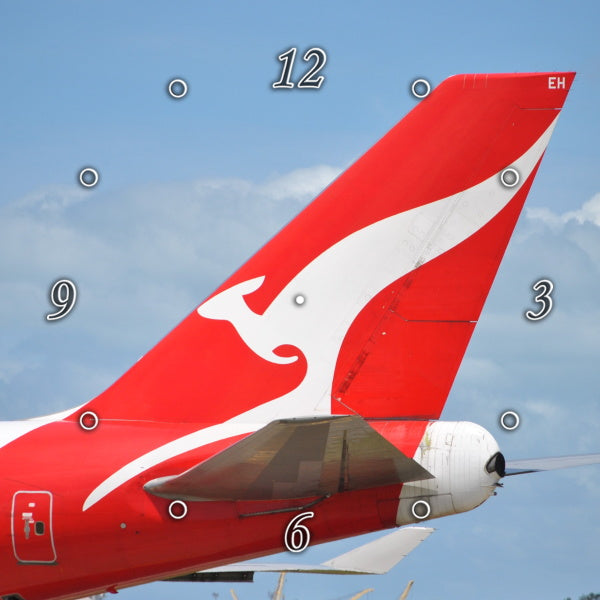 Qantas Boeing 747 Tail Shot
