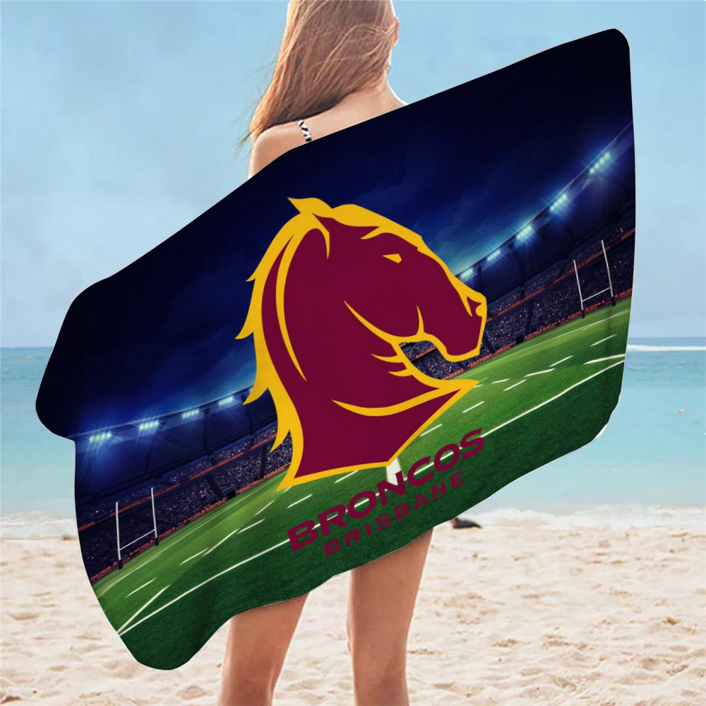 Brisbane Broncos Beach / Bath Towel