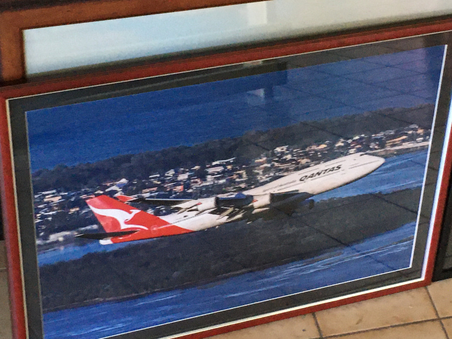 Qantas 747-400 VH-OEJ Farewell Salute to HARS ,Pictures in Metallic Finish 1PHM066MP
