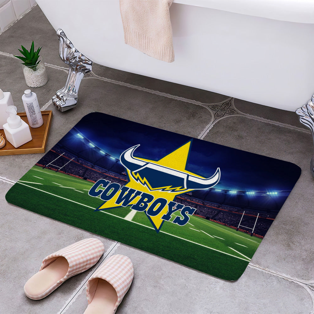 Nth Qld Cowboys NRL Shower / Bath Mat