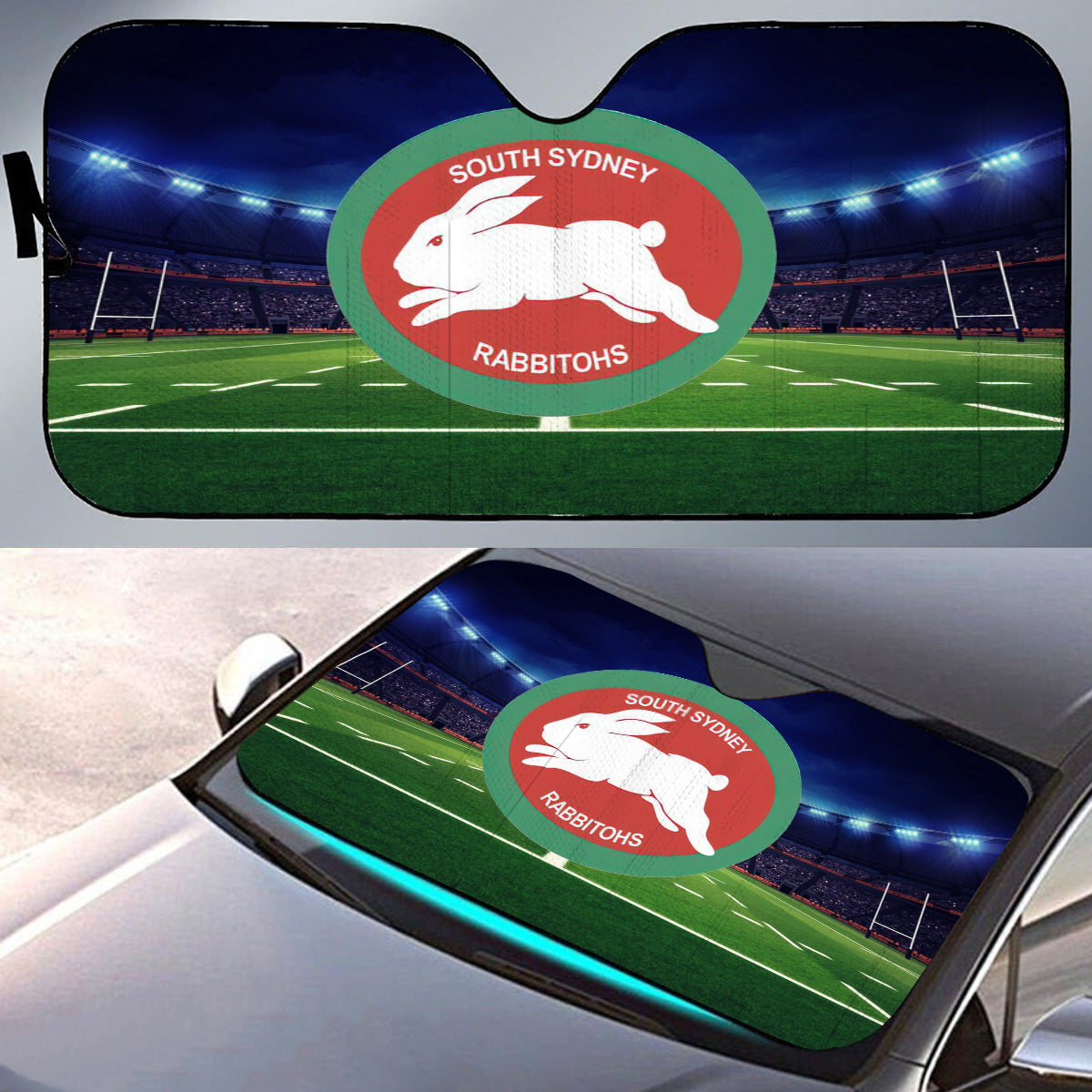 South Sydney Rabbitohs Windscreen Sunshade For Cars & Trucks